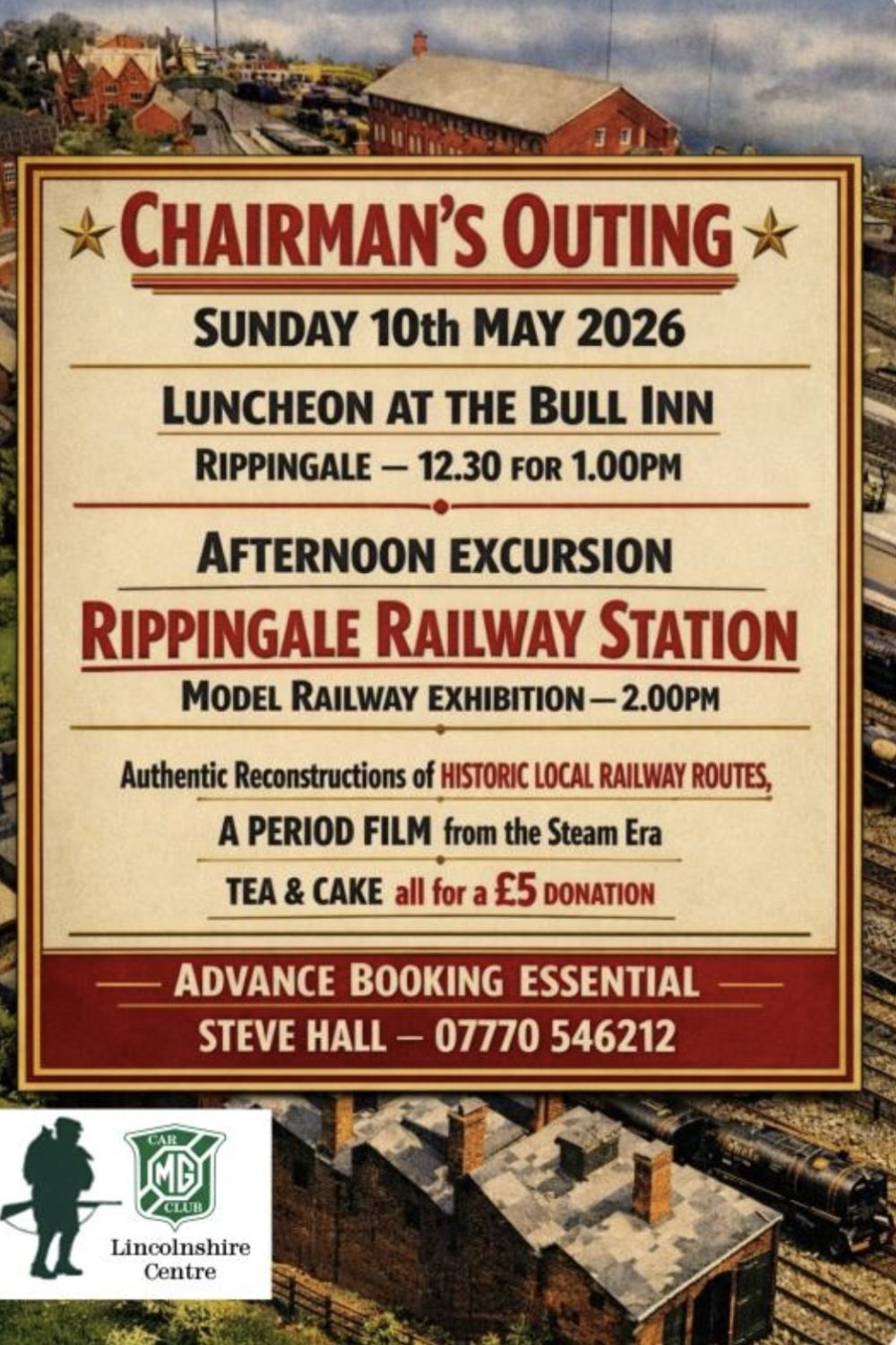 Ross Rippingale Rippingale Model Railway Museum visit - Sunday 10th May 2026 - MGCC ...